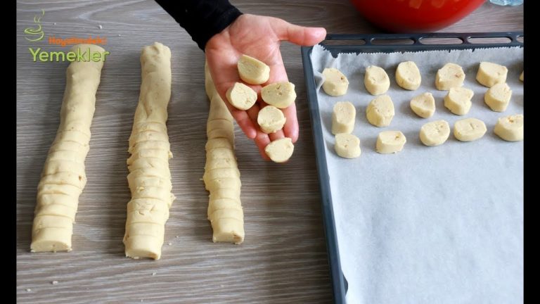 BU TARİF MUHTEŞEM ✅ ARKADAŞIMDA YEDİM HEMEN EVE GELİP YAPTIM 💯AĞIZDA DAĞILAN KOLAY KURABİYE