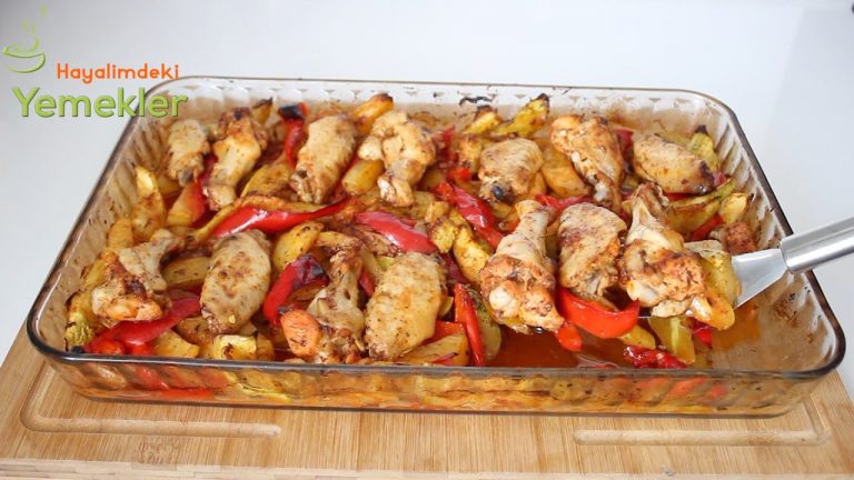 Fırında Sebzeli Kanat Tarifi – Hayalimdeki Yemekler