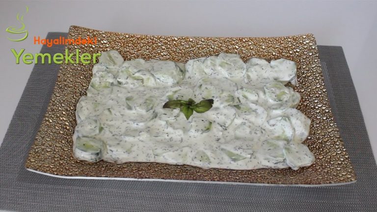 Yoğurtlu Salatalık Mezesi-Yoğurtlu Salata Tarifleri / Hayalimdeki Yemekler