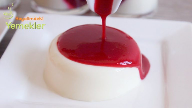 Meşhur İtalyan Tatlısı PANNA COTTA Tarifi –  Unsuz,Nisaştasız Sütlü Tatlı Panna Cotta Nasıl Yapılır