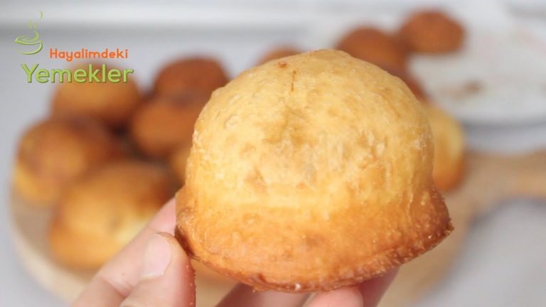 10 Dakikada Yağ Çekmeyen EFSANE PEYNİRLİ PİŞİ TARİFİ / Balon Gibi kabaran Hamur Kızartması