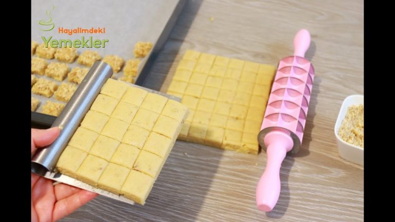 BU PRATİK YÖNTEMİ HERKES GÖRMELİ ✅ 1 ÖLÇÜDEN 124 TANE KURABİYE YAPTIM 💯TAHİNLİ KURABİYE