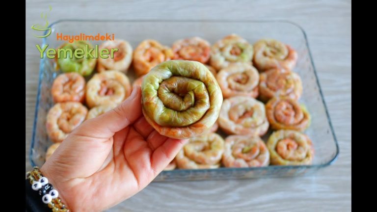 ÇOK ŞAŞIRACAKSINIZ BEYAZ LAHANAYI DONDURDUM HAŞLAMADAN SARDIM  ✅ BÖYLE LAHANA SARMASI GÖRMEDİNİZ 💯