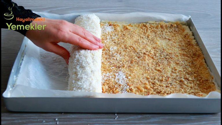 NE KIRILDI NE ÇATLADI EFSANE OLACAK TATLI TARİFİ ✅ BÖYLE KOLAY VE HAFİF TATLI GÖRMEDİNİZ 💯