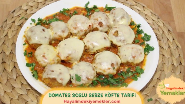 Domates Soslu Sebzeli Köfte / Hayalimdeki Yemekler