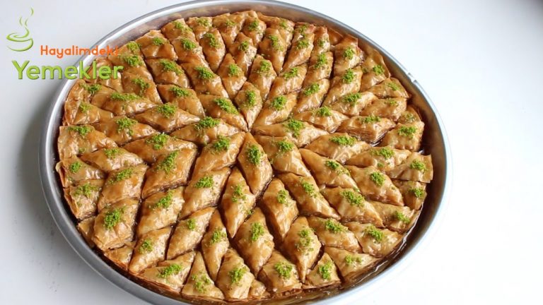 Yıldız Baklava Kesimi / Baklava Dilimi Nasıl Kesilir – Hayalimdeki Yemekler