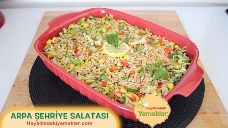 Kısır'a Rakip Arpa Şehriye Salatası / Şehriye Salatası Tarifi- Şehriye Salatası Nasıl Yapılır