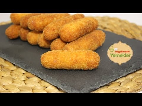Enfes Patates Kroket Tarifi (Recette de Croquettes de pommes de terre ) Sesli Anlatımla