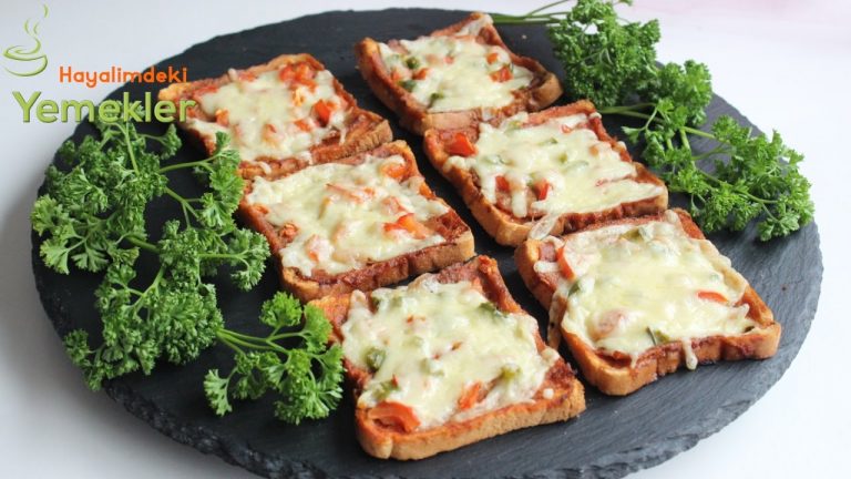 Tost Ekmeği ile Kıymalı Pizzacıklar / Hayalimdeki Yemekler