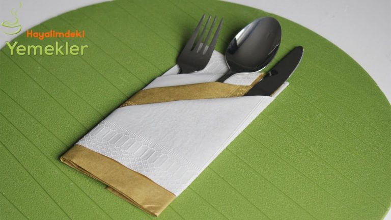 Peçete Katlama Modelleri ( 1.Bölüm  )