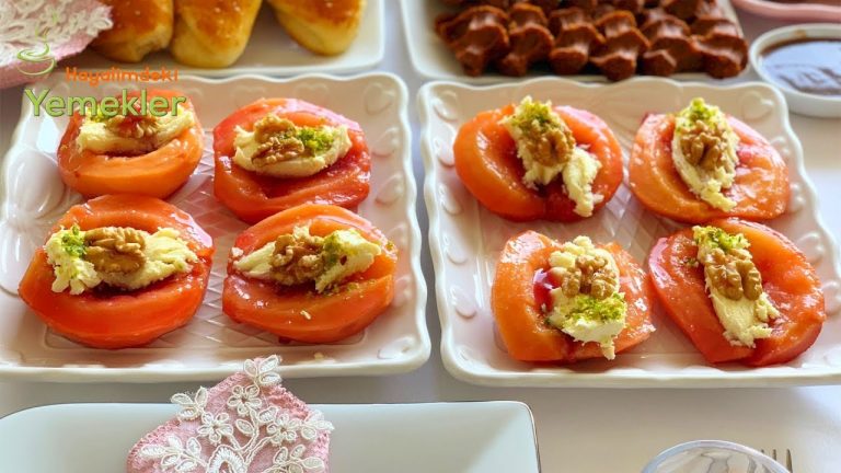 Ayva Tatlısını Böyle Yapın 😍( Gıda Boyasız ) Herkesi Hayran Bırakın/ Fırında Ayva Tatlısı Tarifi