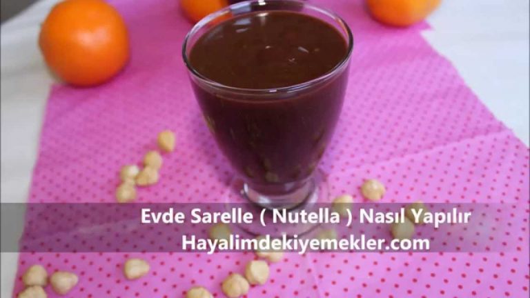 Evde Sarelle ( Nutella ) Nasıl Yapılır