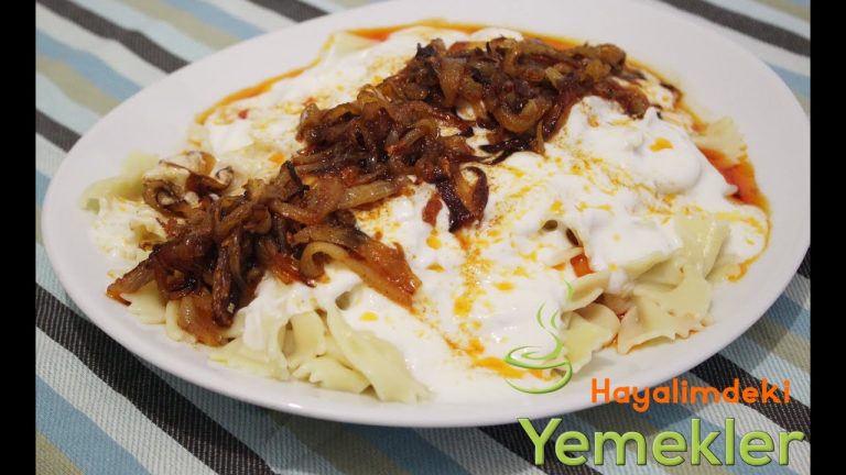 Tereyağlı Soğan Soslu Makarna ( Yalancı Hangel )