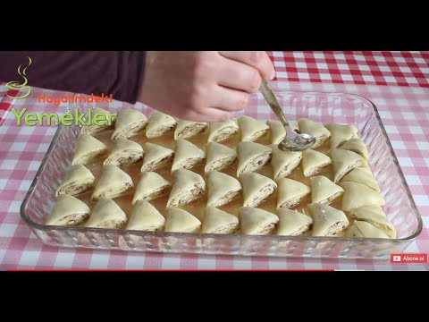 FARKLI YAPIMIYLA ÜÇGEN BAKLAVA ✅BAYRAM TATLILARI 💯 BAKLAVA TARİFİ