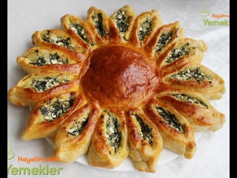 Güneş Börek ( Ispanaklı Peynirli )