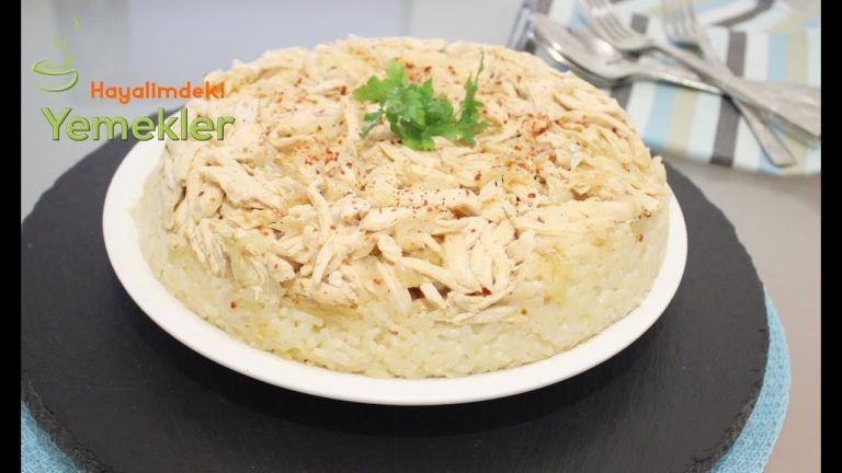 Sunumu Özel Lezzetli Garantili Bol Soğanlı Tavuklu Pilav Tarifi-Pilav Tarifleri