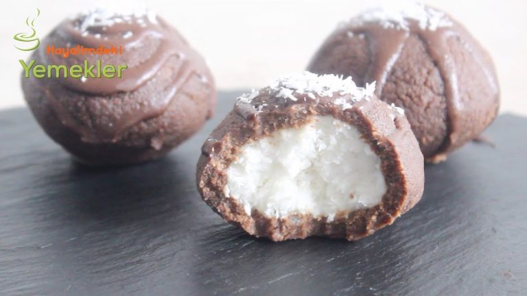 Hiç Görülmemiş Bir Lezzet Fırında Pişmeyen Kokostar Kurabiye Tarifi /  En Kolay Cocostar Kurabiye