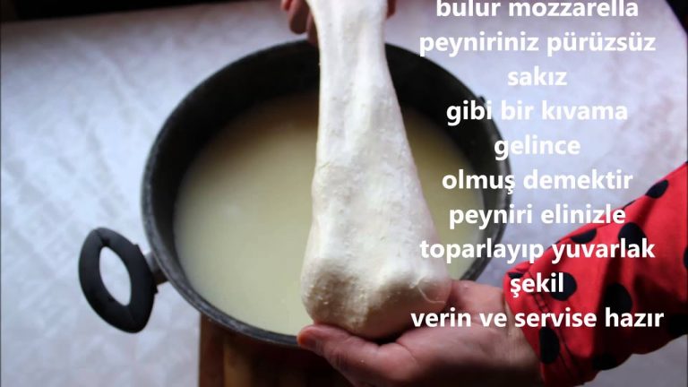Mozzarella Peyniri Nasıl Yapılır