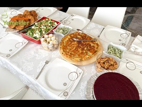 VLOG / 7 ÇAY SAATİ ÖNERİSİ ✅TAVADA BÖREK, SALATA KURABİYELER VE DAHA NELER NELER 💯