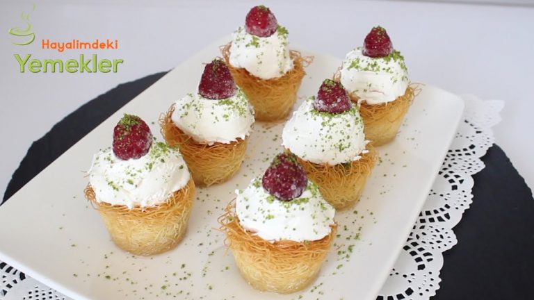 Kremalı Kadayıf Çanağı