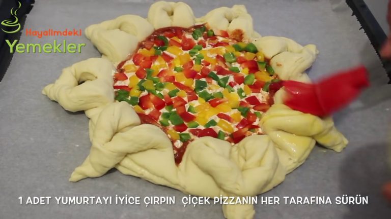 Çiçek Pizza Tarifi