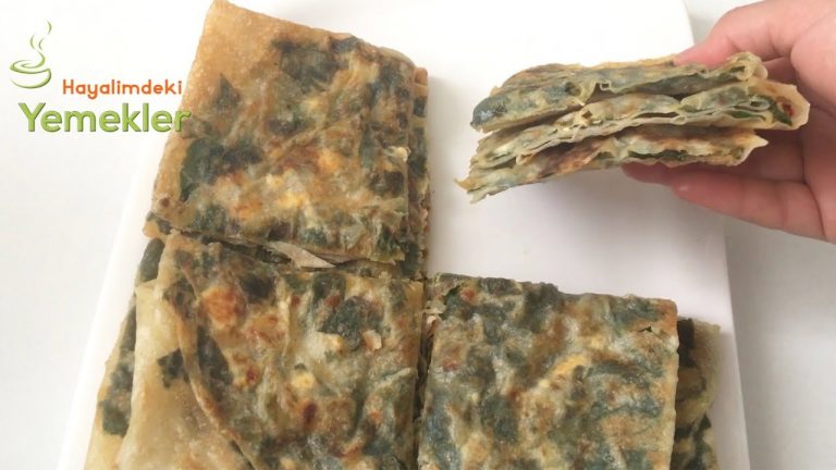 5 Dakika'da Katmer gibi Acayip Lezzetli Ispanaklı Tava Böreği-Börek tarifi