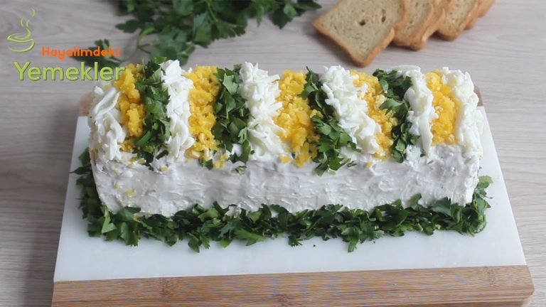 Kendini Pasta sanan Yoğurtlu Tavuklu Etimek Salatası -Etimek Salatası Nasıl Yapılır